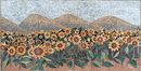Sunflower Field Mosaic close-up