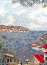 Мозаика Побережье, 95x135 см крупным планом