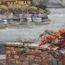 Средиземноморский пейзаж, мозаика крупным планом