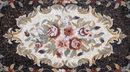 Delicate Rose Rug Mosaic close-up