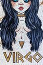 Virgo Zodiac Mosaic крупным планом
