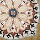 Flower-Inspired Pattern Mosaic, 48" close-up