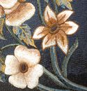 Pink Flowers Mosaic, 40" close-up