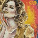 Leo Portrait Mosaic крупным планом