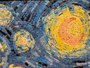 Van Gogh Sternennacht Mosaik Zoom