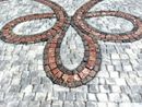 Mosaik Symbol Grau, 130 cm Zoom