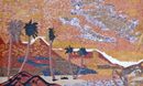 Desert Oasis Landscape Mosaic close-up
