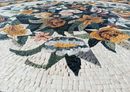 Mosaik Bordüre Blume Zoom