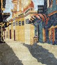 Мечеть, картина из мозаики крупным планом