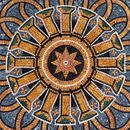 Напольная Мозаика Орнамент, 120 см крупным планом