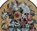 Mosaik Blumen Pokal Zoom
