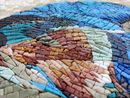 Blue Kingfisher Mosaic, 32" close-up
