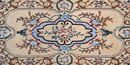 Decorative Rose and Floral Rug Mosaic close-up
