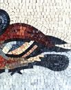 Pair of Ducks Mosaic close-up