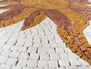 Flammende Sonne Mosaik Medaille, 90 cm Zoom