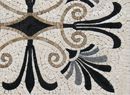 Swirling Leaf Mosaic Kitchen Mosaic Mural close-up
