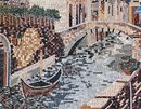 Venice Canal Mosaic close-up