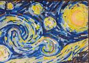 Van Gogh Starry Night Reproduction Mosaic Art крупным планом