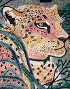 Regal Jaguar Mosaic close-up