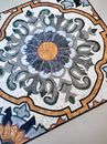 Mosaik Blaue Sonnenblume, 180 cm Zoom