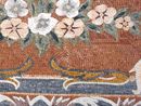 Leaf and Flower Rug Mosaic close-up