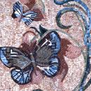 Mosaik Tanzende Schmetterlinge Zoom