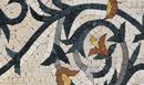 Vine Swirl Border Mosaic close-up