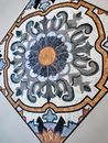 Mosaik Blaue Sonnenblume, 180 cm Zoom