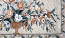 Blossoming Flowers in a Vase Mosaic close-up