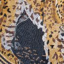 Round Jaguar Mosaic close-up