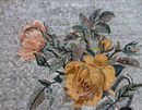 Mosaik Rosen Pink Gelb Zoom