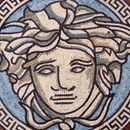 Mehrfarbiges Medusa Mosaik, 90 cm Zoom