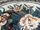 Mosaik Blumen Griechisch, 200 cm Zoom