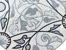 Grey Floral Mosaic, 48" close-up