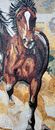 Mosaik Pferde im Galopp, 100x150 cm Zoom