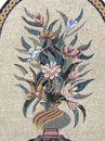Arched Flower Display Mosaic, 40"x54" close-up