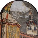 Arched Umayyad Mosque Mosaic close-up