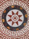 Grecian Print Sunburst Mosaic close-up