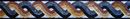 Multicolored Braid Border Mosaic, 237"x6" close-up