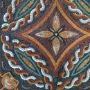 Mosaik Mandala dunkel, 80 cm Zoom