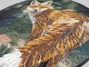 Red Fox Mosaic, 32" close-up