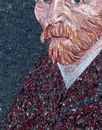 Mosaik Van Gogh Selbstportrait Zoom