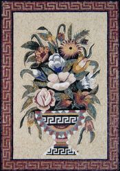 Mediterranean Flower Display Mosaic