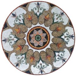 Bohemian Floral Design Mosaic
