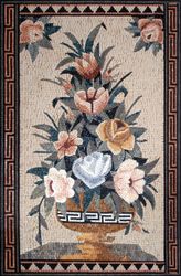 Decorative Flower Arrangement Mosaic