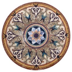 Flower Bud Pattern Mosaic