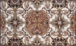 Brown Bohemian Rug Mosaic
