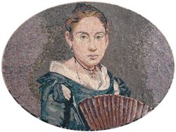 Longhi's Portrait of a Girl Mosaic