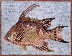Rosy Triggerfish Mosaic