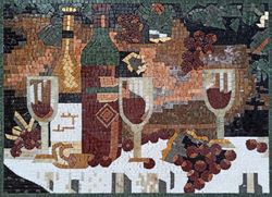 Mosaik Weingläser